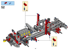 LEGO 8258 instructions page 2 – build guide